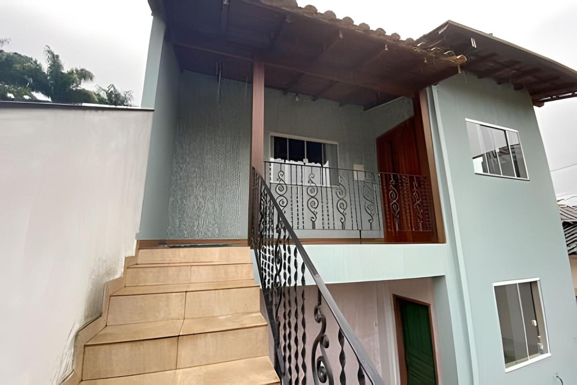 Linda Casa C/ Vista Pro Mar Na Praia Grande Em باراتي المظهر الخارجي الصورة