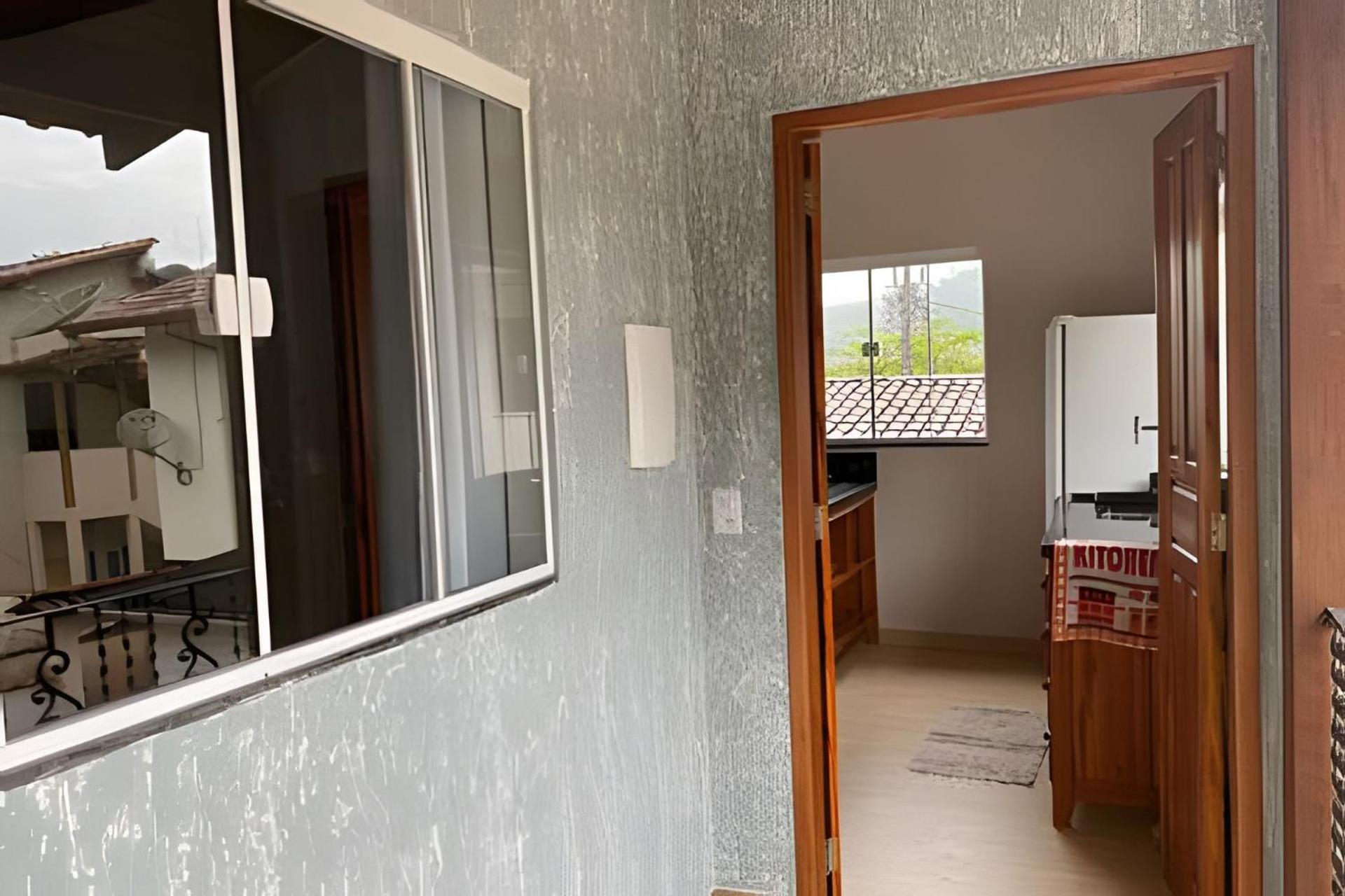 Linda Casa C/ Vista Pro Mar Na Praia Grande Em باراتي المظهر الخارجي الصورة