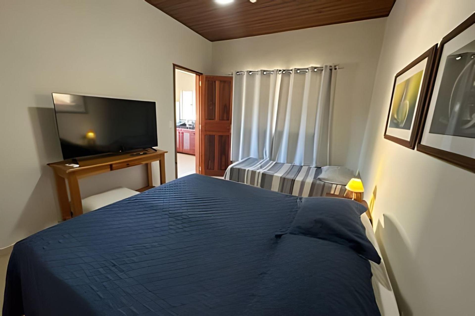Linda Casa C/ Vista Pro Mar Na Praia Grande Em باراتي المظهر الخارجي الصورة
